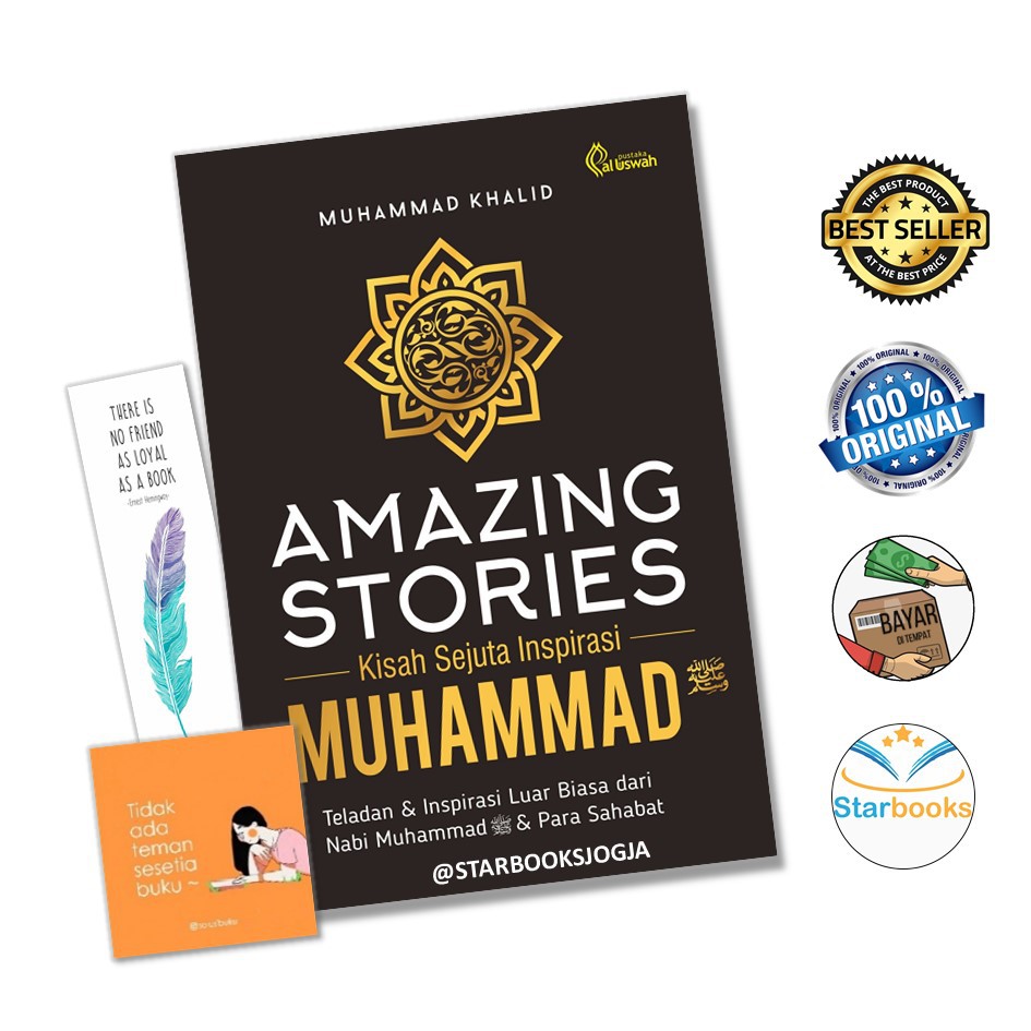 TERBARU BUKU AGAMA KISAH SEJUTA INSPIRASI: AMAZING STORIES (MUHAMMAD SAW) - PUSTAKA AL USWAH
