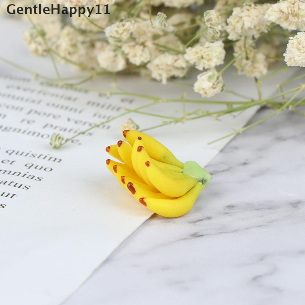 Gentlehappy 1pc Mainan Miniatur Pisang Skala 1: 12 Untuk Dekorasi Rumah Boneka