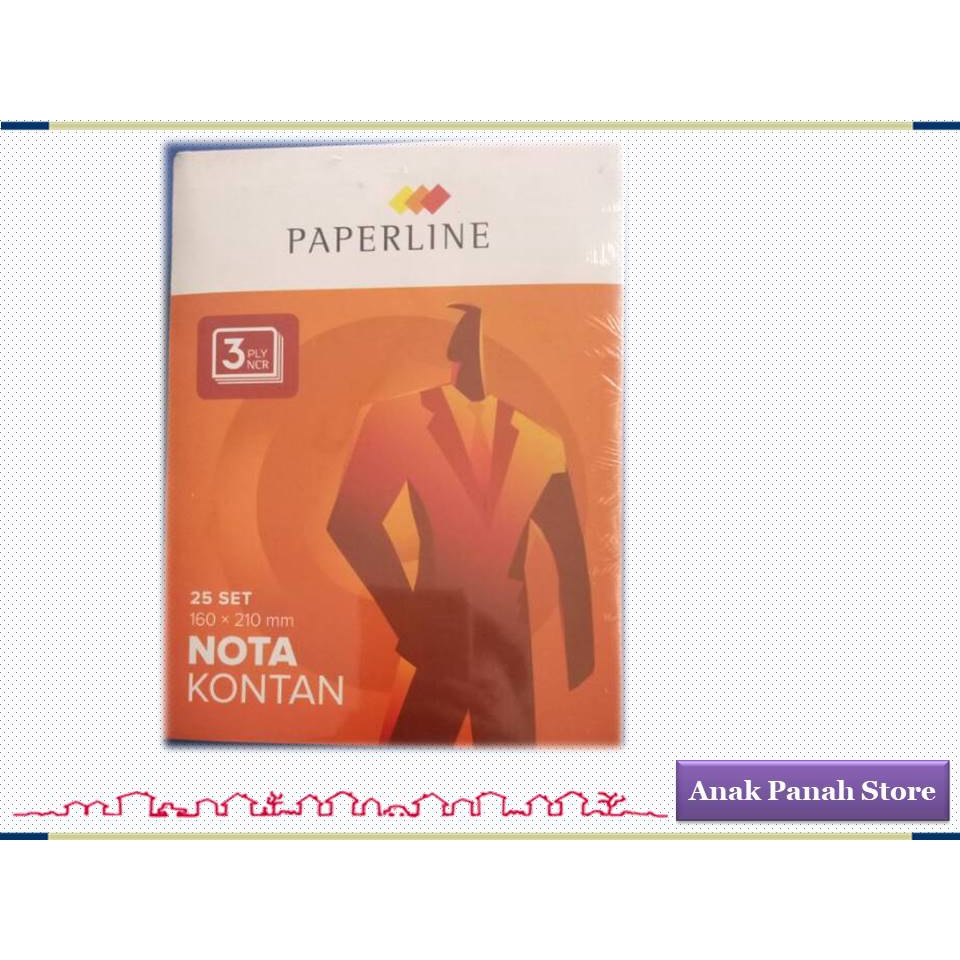 

Nota Kontan Besar 3 Ply NCR Paperline ( Isi 10 buku )