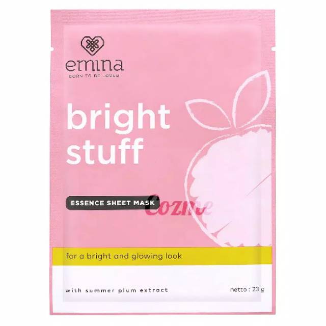 Masker emina bright stuff/ sheet mask emina bright stuff