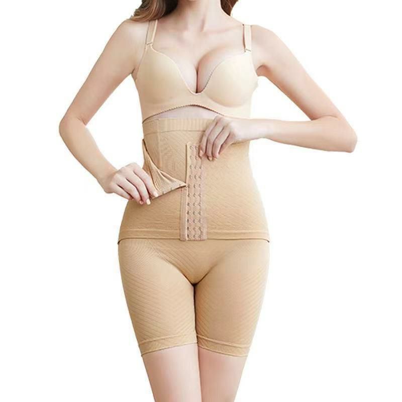 KORSET CELANA HIGH WAIST DOUBLE TUMMY 2 IN 1 PELANGSING PERUT BUTT LIFTED DENGAN PENGAIT