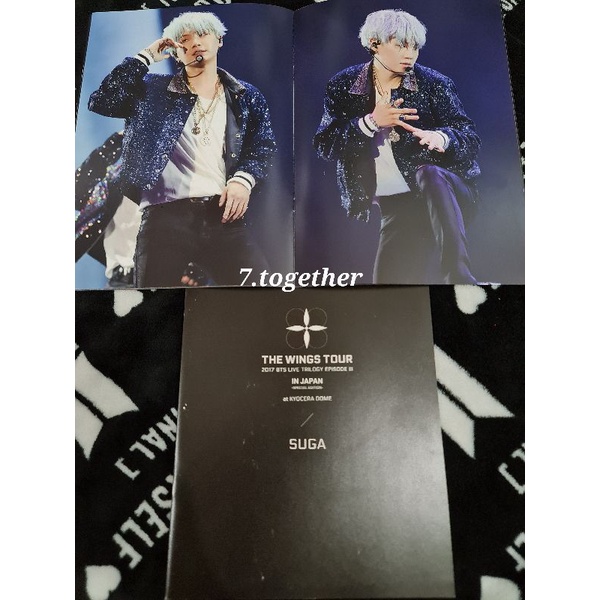 Photobook Suga The Wings Tour in Kyocera