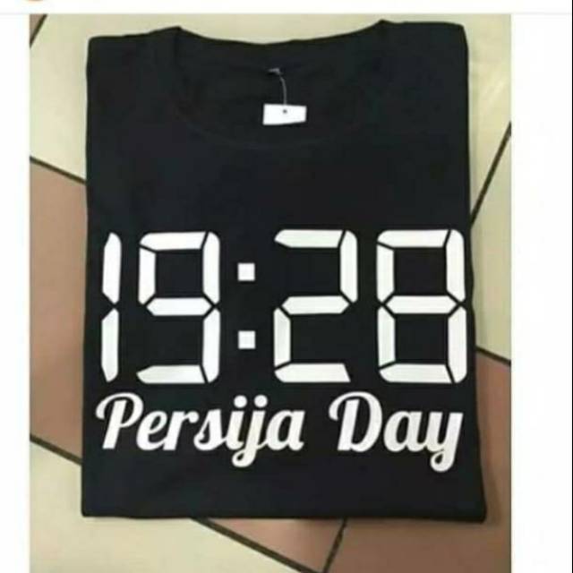 KAOS PERSIJA DAY 1928 MODEL WAKTU DIGITAL JAKMANIA BAJU KATUN COMBED 30S