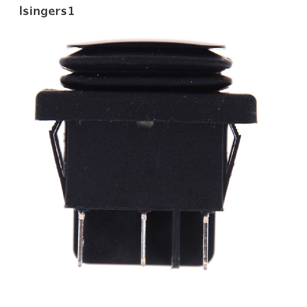 (lsingers1) Saklar Rocker Persegi Panjang 12V 6-pin DPDT Anti Air Warna Hitam