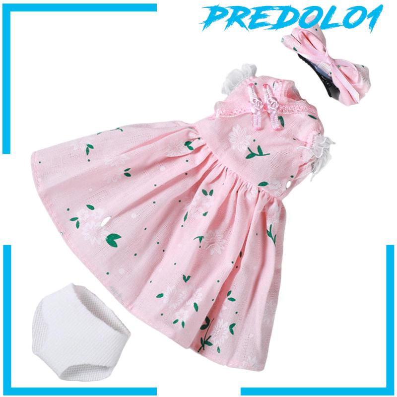 (Predolo1) Mainan Anak Perempuan Dress Mini Untuk Boneka