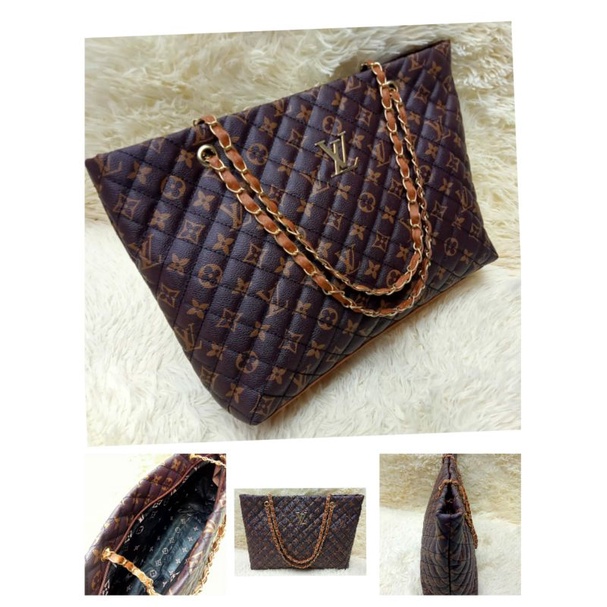 Tas Rantai Lv mono damier/ sling bag / selempang