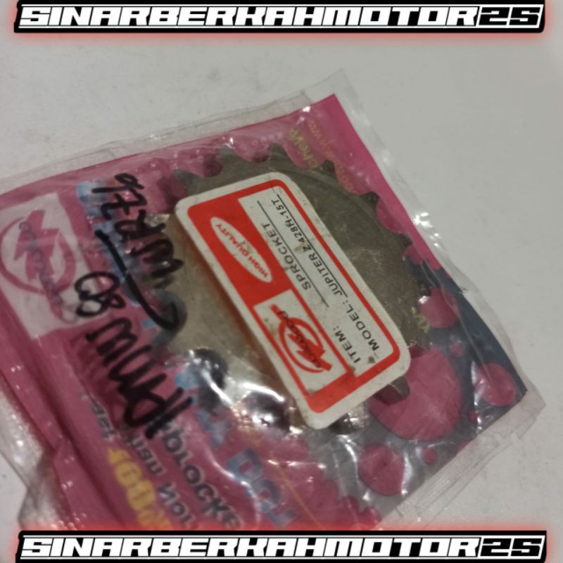 gear depan wilwood jupiter z 428 15T gir depan jupiter z 15T sprocket depan jupiter z 15T wilwood-1