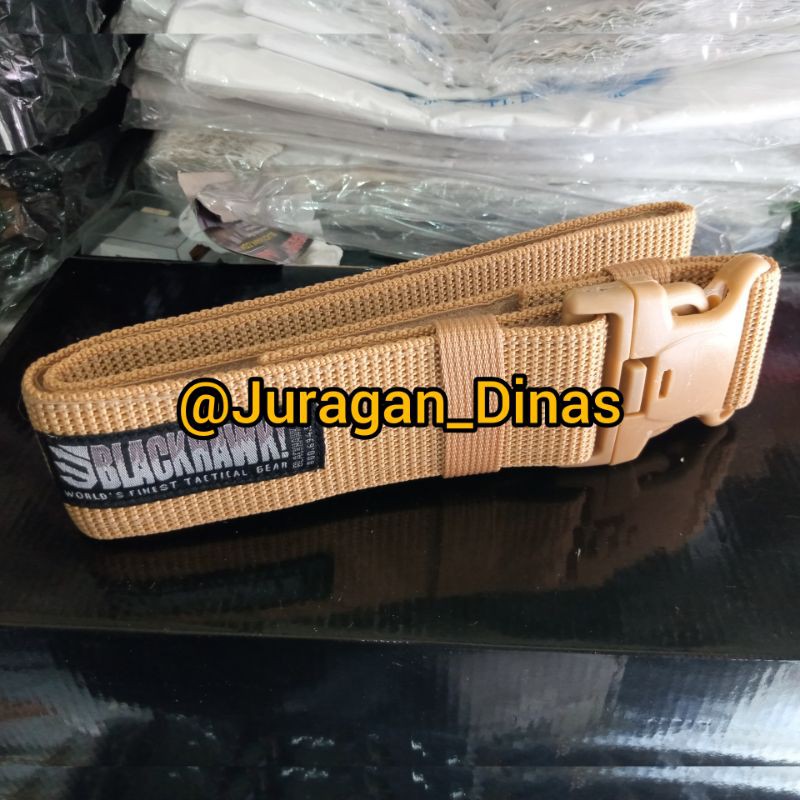 GESPER IKAT PINGGANG SABUK PDL KOPEL NYLON TAN CREM COKLAT NEW BLACKHAWK TACTICAL KOMANDO KLIK KLOK