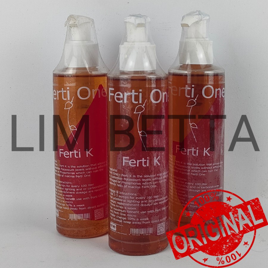 (200 ML - ORANGE) FERTI ONE FERTI K/ PUPUK CAIR AQUARIUM AQUASCAPE