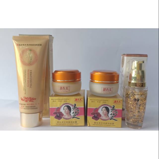 Paket yu chun Mei ganoderma gold 4 in 1