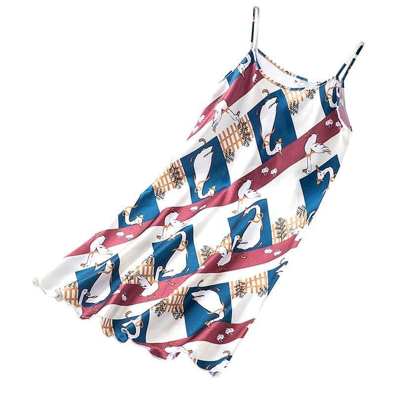 BC - Daster Satin Veluci / daster tali satu wanita-Goose