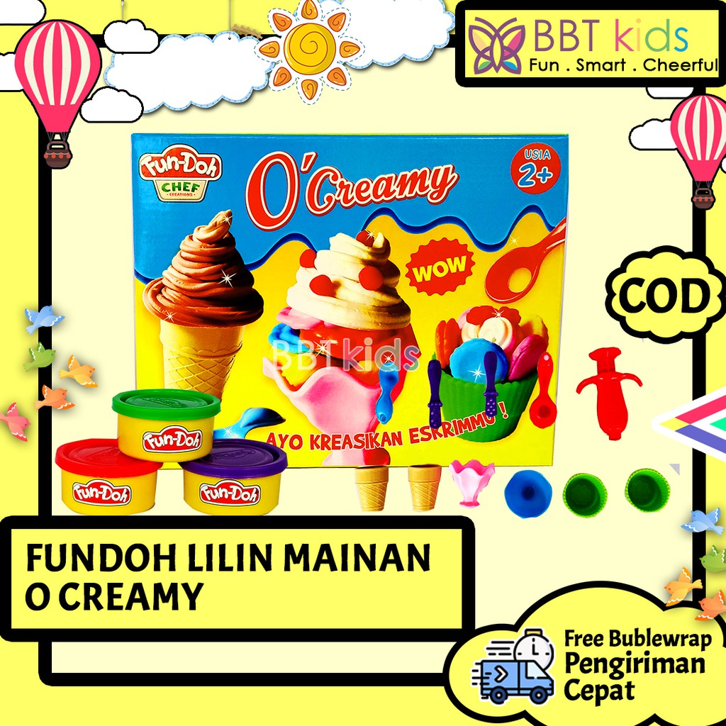 FUN DOH O'CREAMY LILIN MAINAN ANAK PEREMPUAN