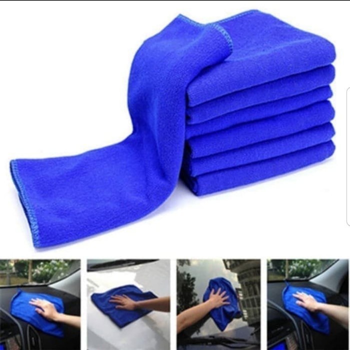 KAIN LAP micro fiber PREMIUM 30 x 30cm lap mobil motor cleaning towel-perlengkapan rumah