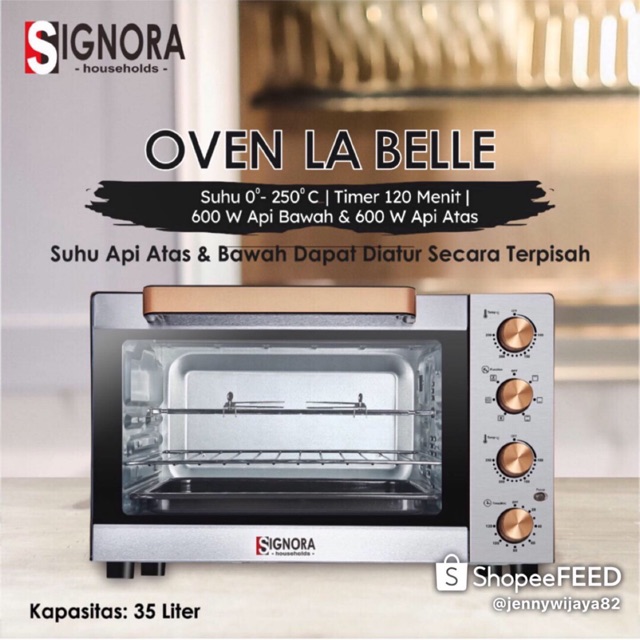 Signora oven labelle