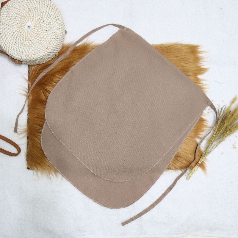 Cadar Khimar Dua Lapis/Layer Bahan Wolfis/Woolpeach-Coksu