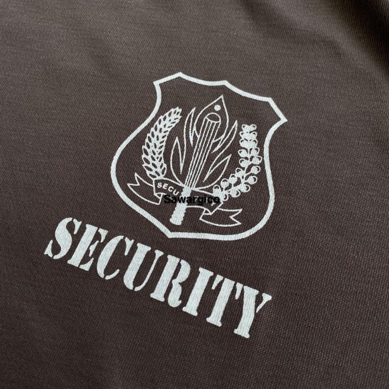 Baju kaos Satpam kaos Security kerah Pendek &amp; panjang