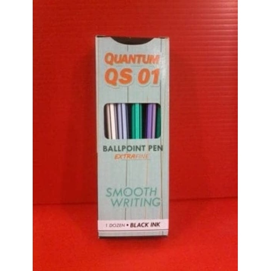 Termurah Pulpen Bolpoin Quantum Qs-01 Standard Black