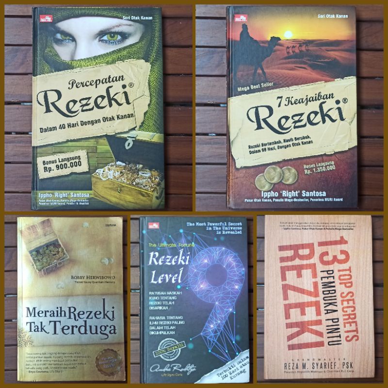 Percepatan Rezeki;7 Keajaiban Rezeki;Misteri Rezeki Tak Terduga;Rezeki Level 9;13 Top Secrets Rezeki