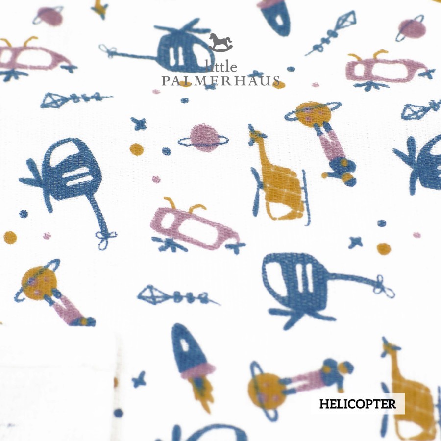 Little Palmerhaus Tottori Baby Towel (Handuk Bayi)-Helicopter