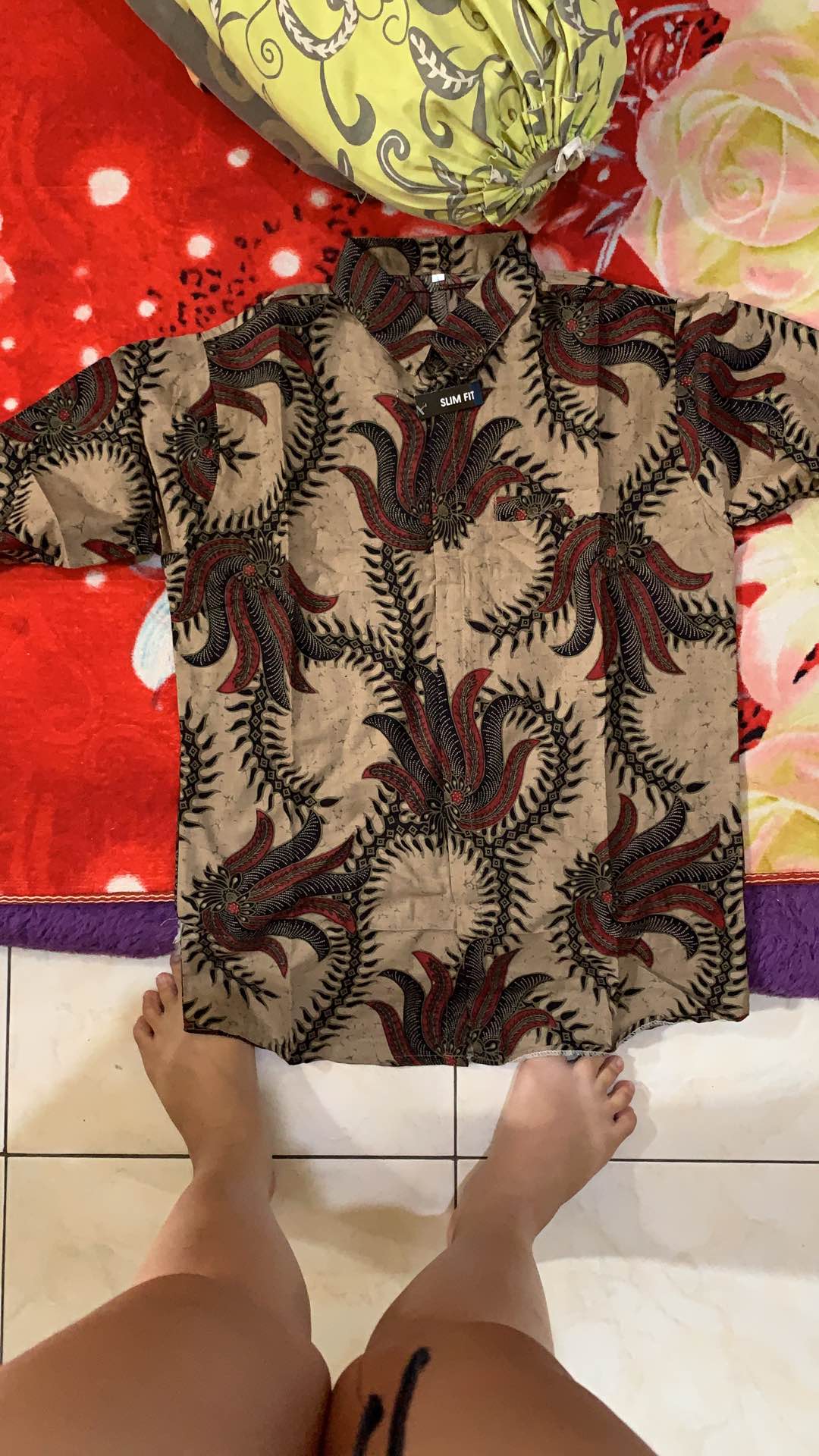 Maura Couple - Sania Ruffle Batik Couple Ori Ndoro Jowi Garansi Termurah Shopee - Batik