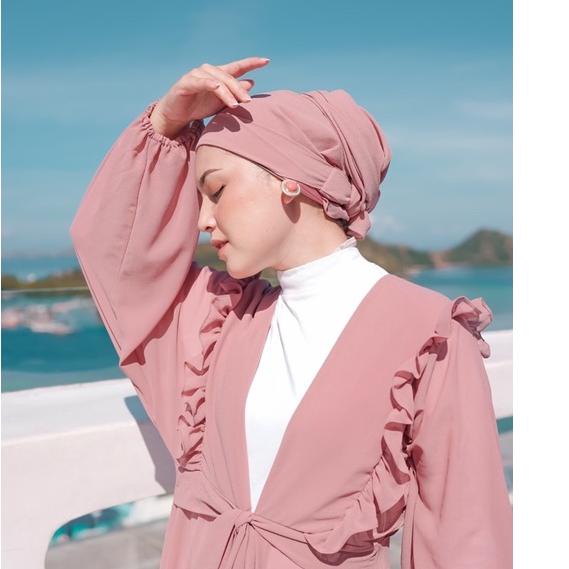 Terbaru.. Turban Instant / Pasmina Instant Turban Koyu