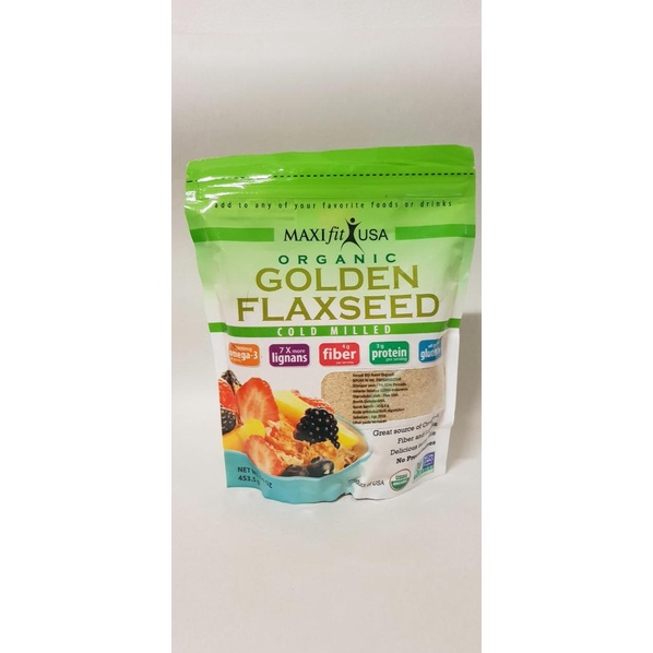 

Maxifit USA Organic Golden Flaxseed 454 gr