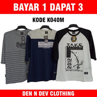 PROMO 3 IN 1 KAOS  DISTRO  PRIA KEREN BAJU STREETWEAR 