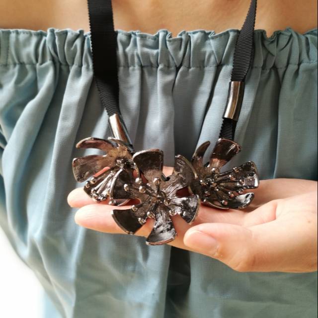 Kalung Fashion Panjang Aksesoris Hijab Tali