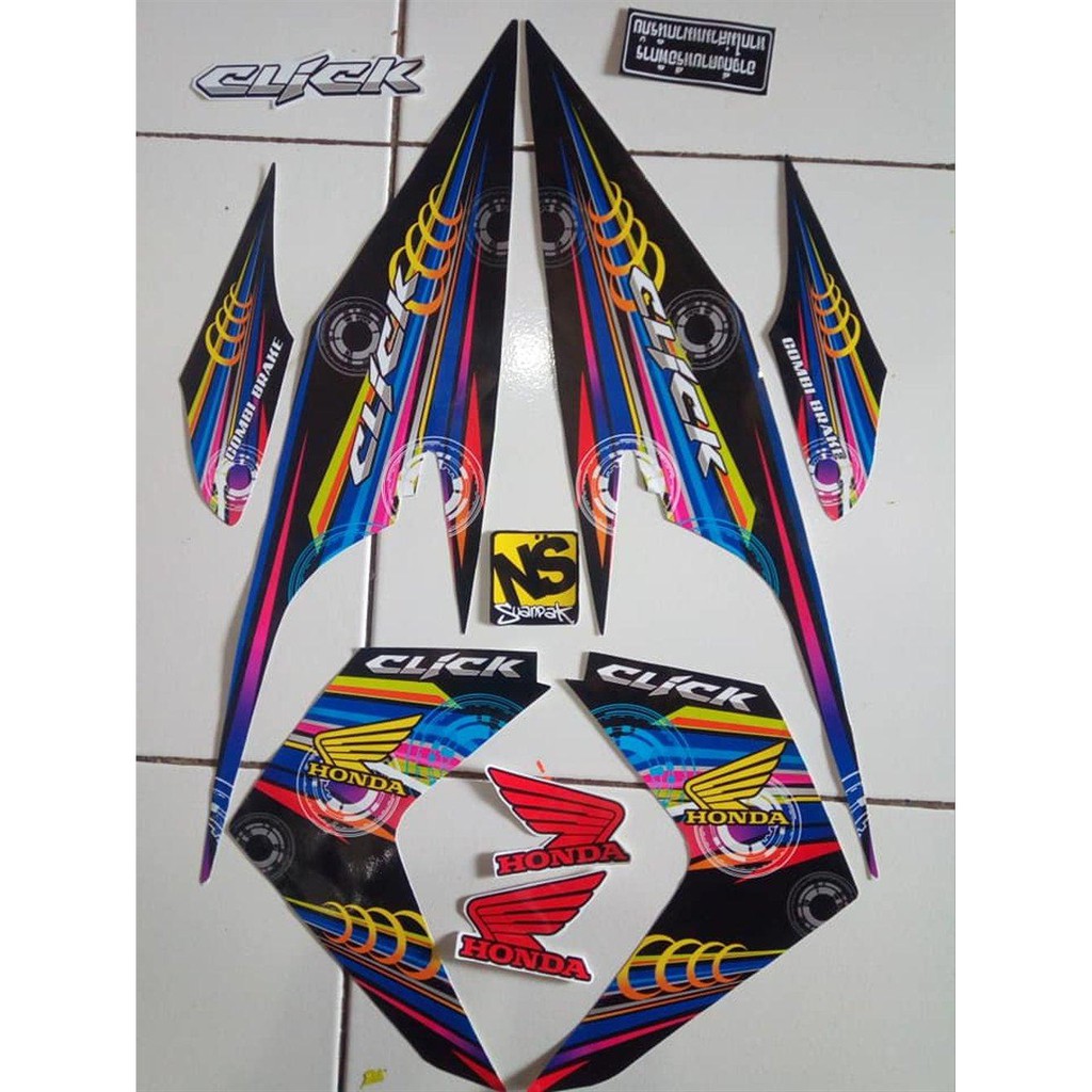 STRIPING VARIO TECHNO KARBU OLD 110 CUSTOM THAILAND STICKER THAILOOK BABYLOOKS MOTHAI STRIPING MOTOR