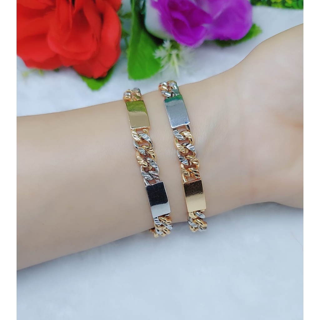 Xuping gelang rantai lapis emas perhiasan fashion GL004