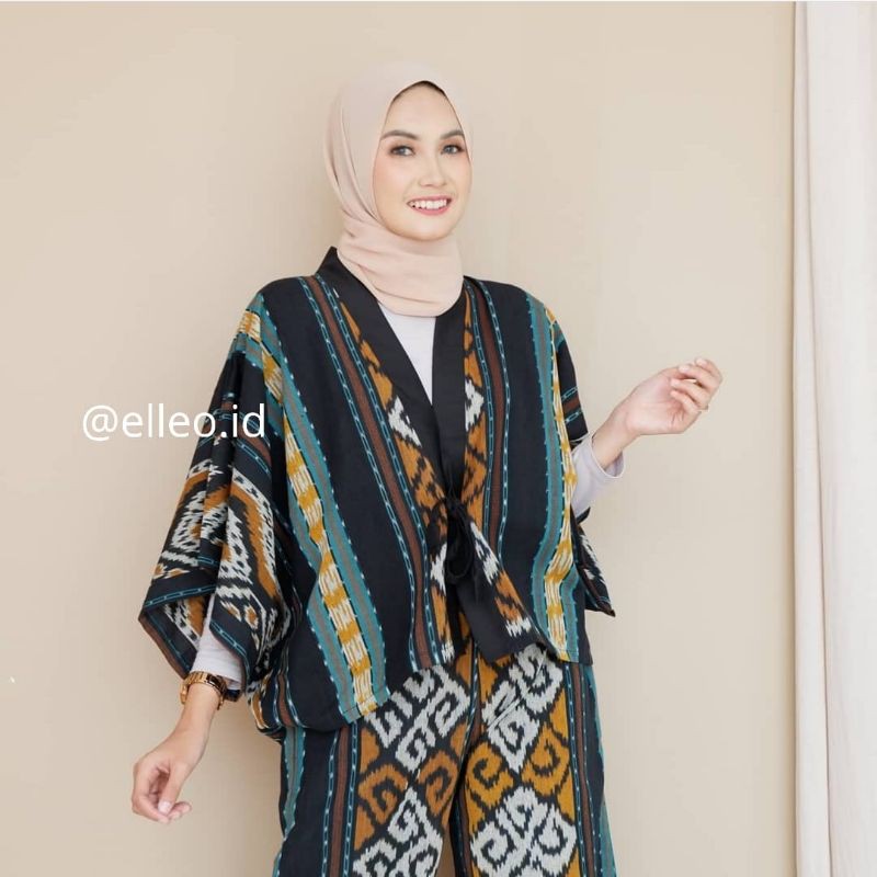 ELLEO KIMONO SET ETHNIC ( 2 Varian )