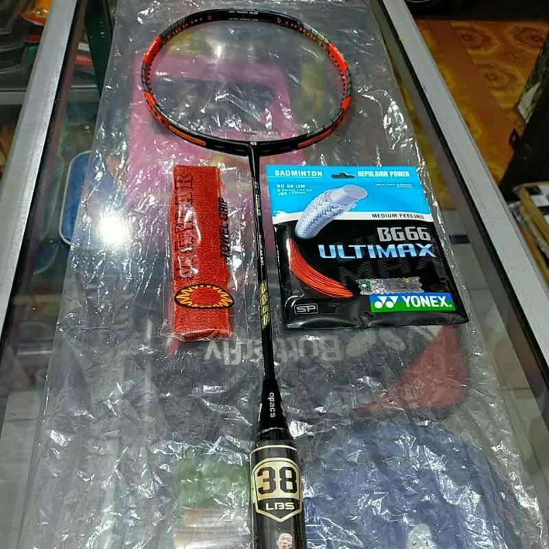 RAKET BADMINTON APACS Z - ZIGGLER 38 LBS ORIGINAL