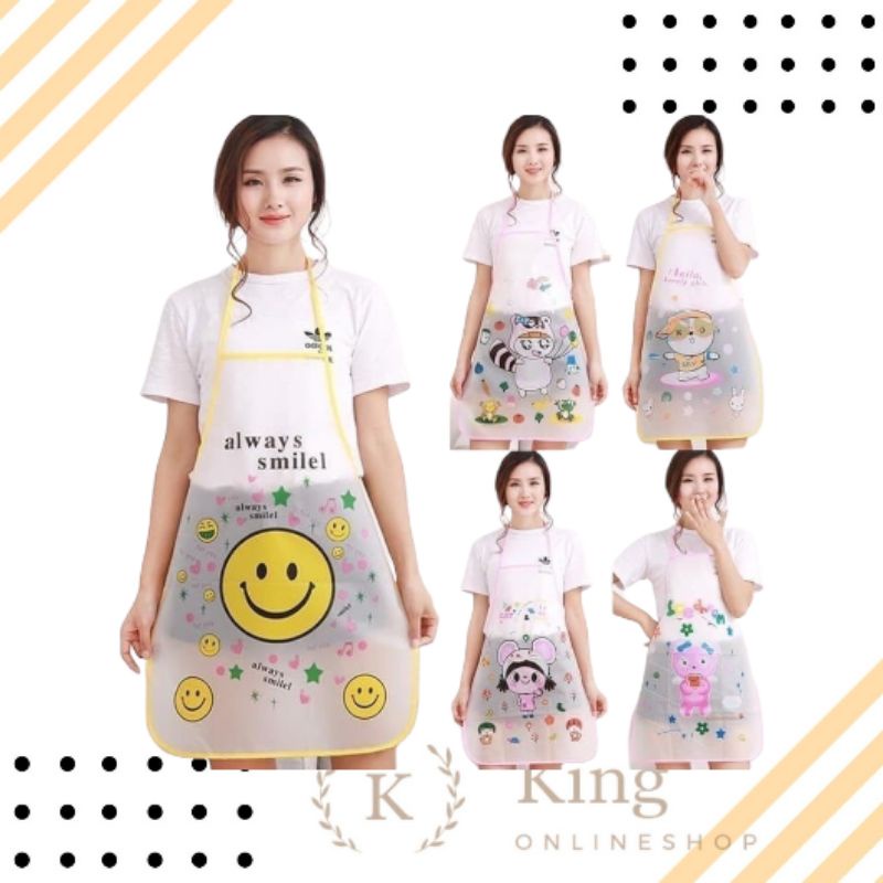 Apron Masak Anti Air / Celemek Masak Waterproof