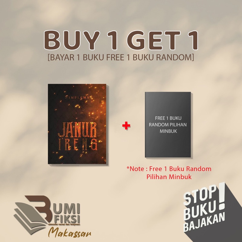 Jual [ SALE ] NOVEL JANUR IRENG By Simpleman ( Disc 10 / Free 1 Buku