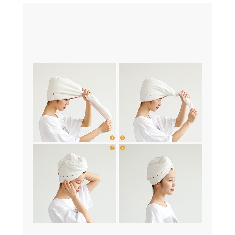 MurmerOfficial Handuk Turban Rapid Dry Hair Turban/ Handuk Keramas/ Magic towel/ Head Towel Fast Dry R523