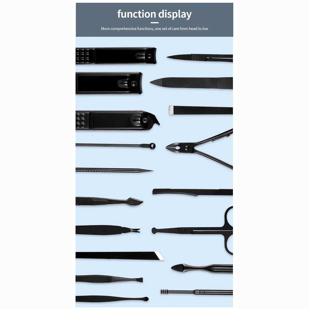 VCHOSE Set Perlengkapan Manicure Pedicure Cutters Nail - S0M020 ( Al-Yusi )