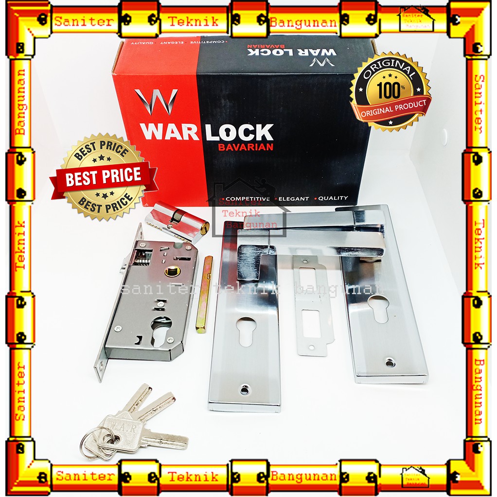 KUNCI PINTU WARLOCK SEDANG M3-HANDLE PINTU-PEGANGAN PINTU-HANDLE DOOR