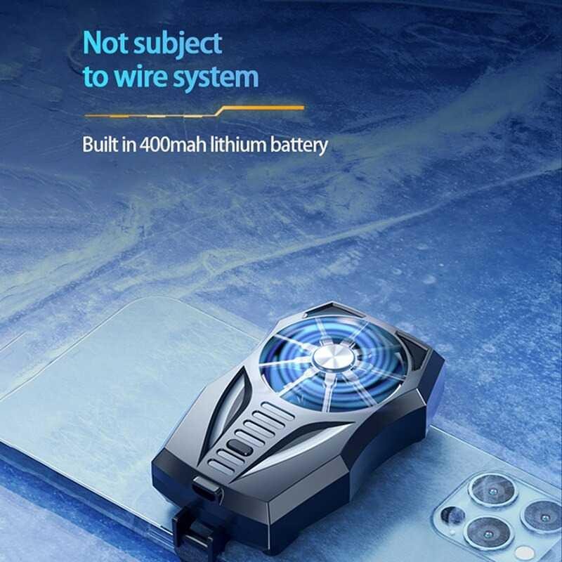 Smartphone Cooling Fan Kipas Pendingin Heat Sink Rechargeable - GT05