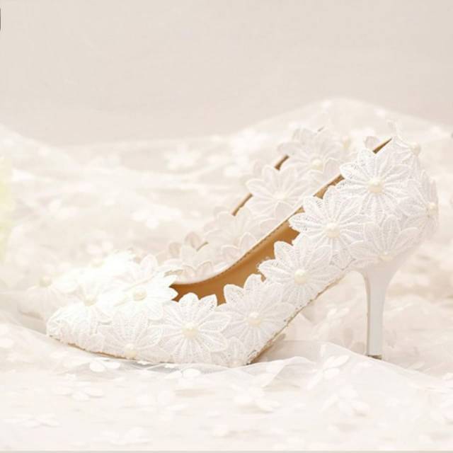 DAISY Heels Brukat Bunga Pengantin PNG 02