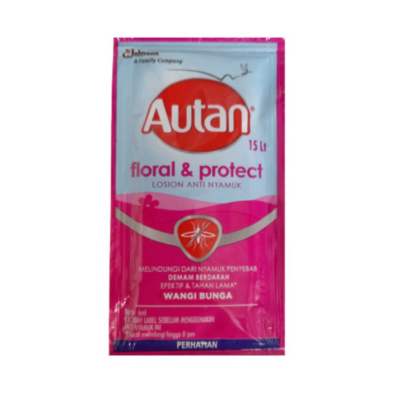 Autan Anti Nyamuk Autan Sachet Autan Floral & Protect Renteng Isi 12 x 6ml