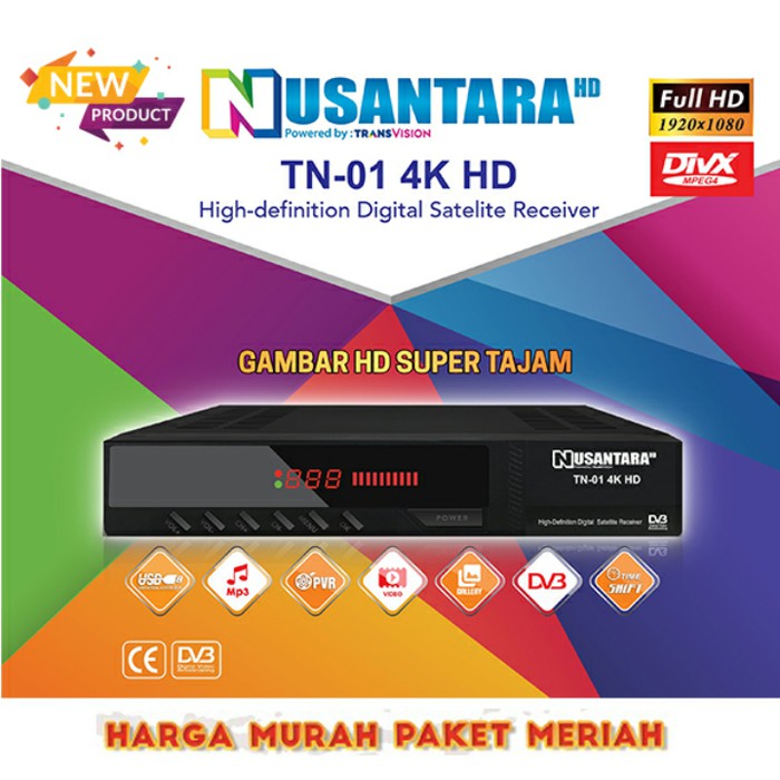 Ready Tv Transvision Nusantara Hd Tanpa Berlangganan Indonesia