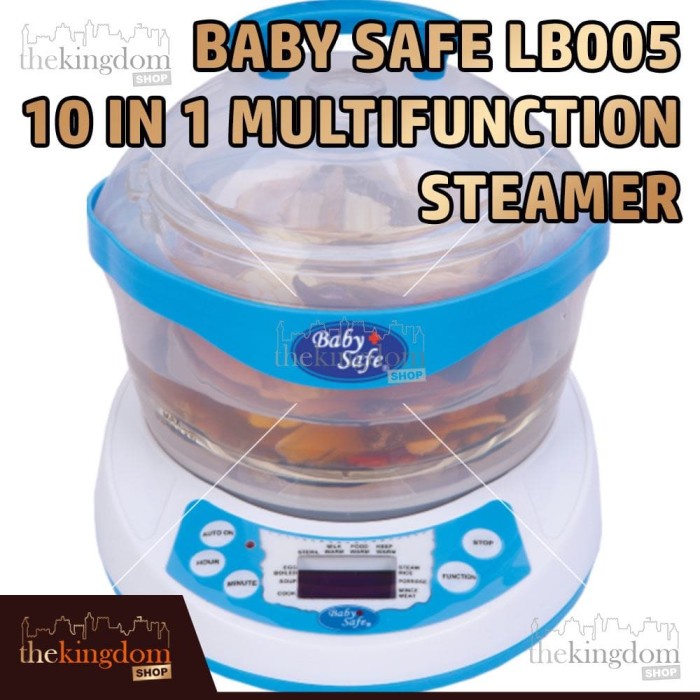 Baby Safe Lb005 10-In-1 Steamer Multifunction Steamer Alat Masak Kukus
