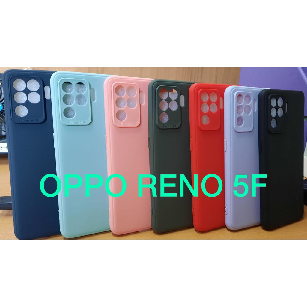 Soft Case oppo reno 5 Pelindung Kamera Bumper Bahan Silikon Tpu Tahan Banting Untuk Oppo Reno 5F new