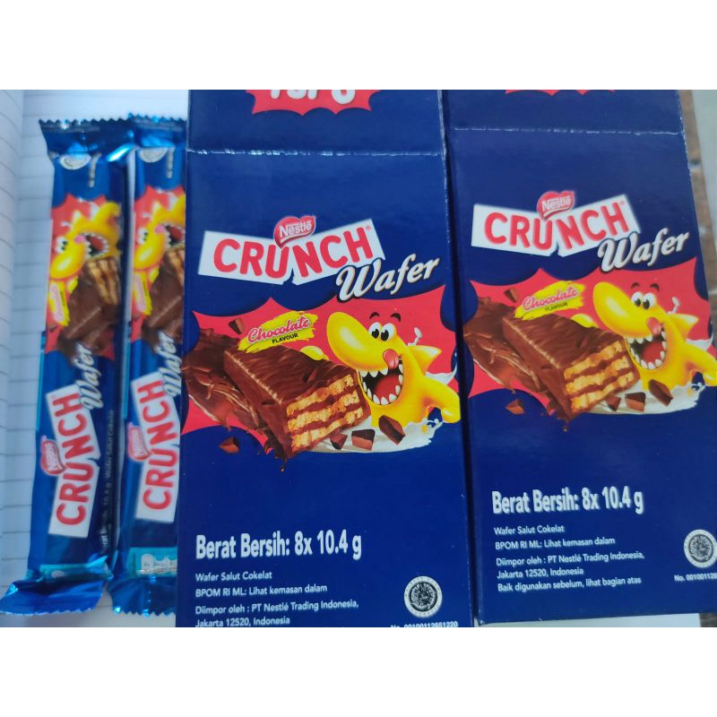 

Coklat Wafer Nestle Crunch Wafer isi 8