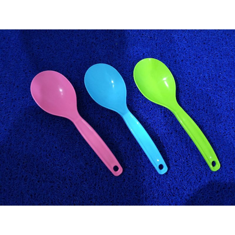 SENDOK CENTONG ENTONG NASI PLASTIK TEBAL WARNA / CENTONG SAYUR / ENTONG NASI ANTI LENGKET / SOUVENIR