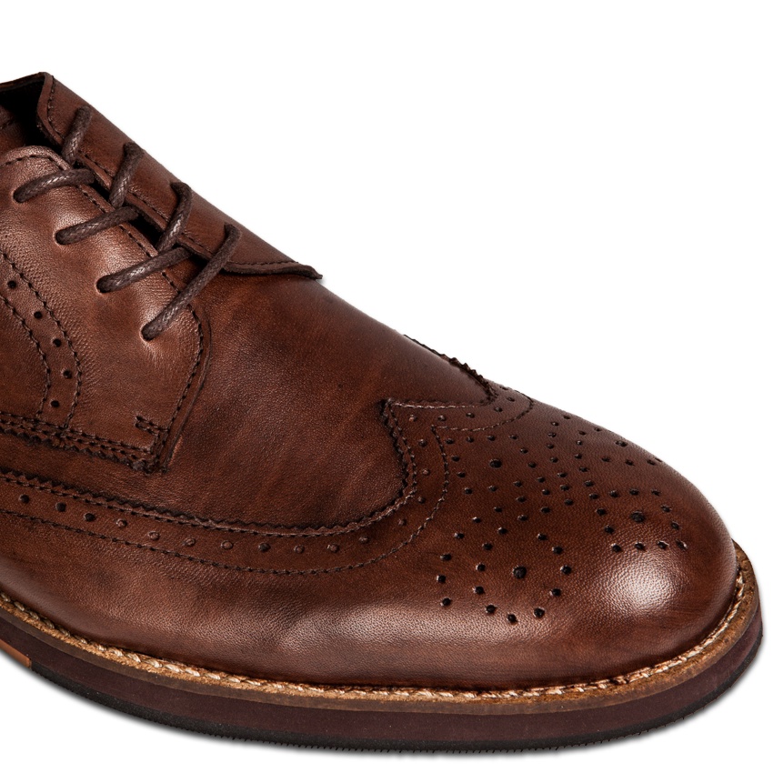 Blake Brogues Brown - Nappa Milano - Sepatu Pria