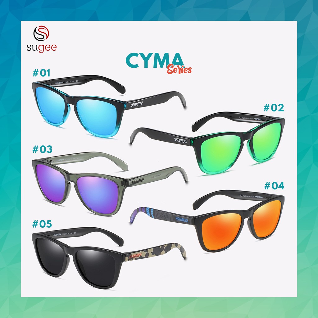Kacamata Polarized UV400 - DUBERY CYMA Series - Sport & Outdoor Sunglasses Unisex