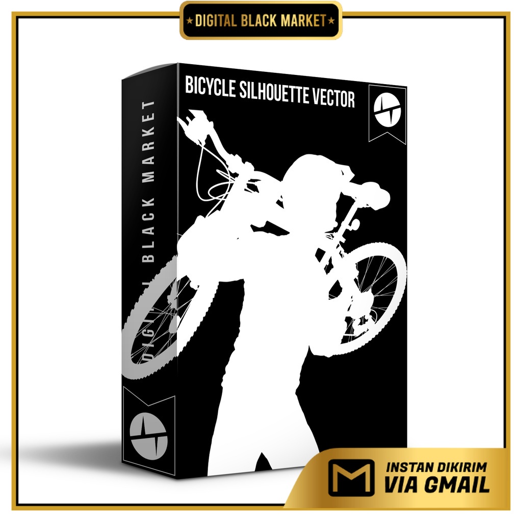 Bicycle Silhouette Vector - Coreldraw