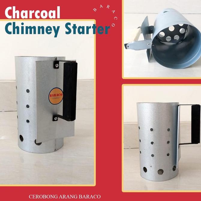 

PERALATAN MENGGAMBAR BARACO CHARCOAL CHIMNEY STARTER CEROBONG ARANG PERALATAN LUKIS