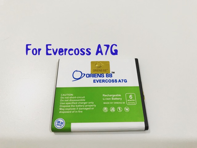 (P) Baterai batre battery Evercoss A7G double power/IC oriens88